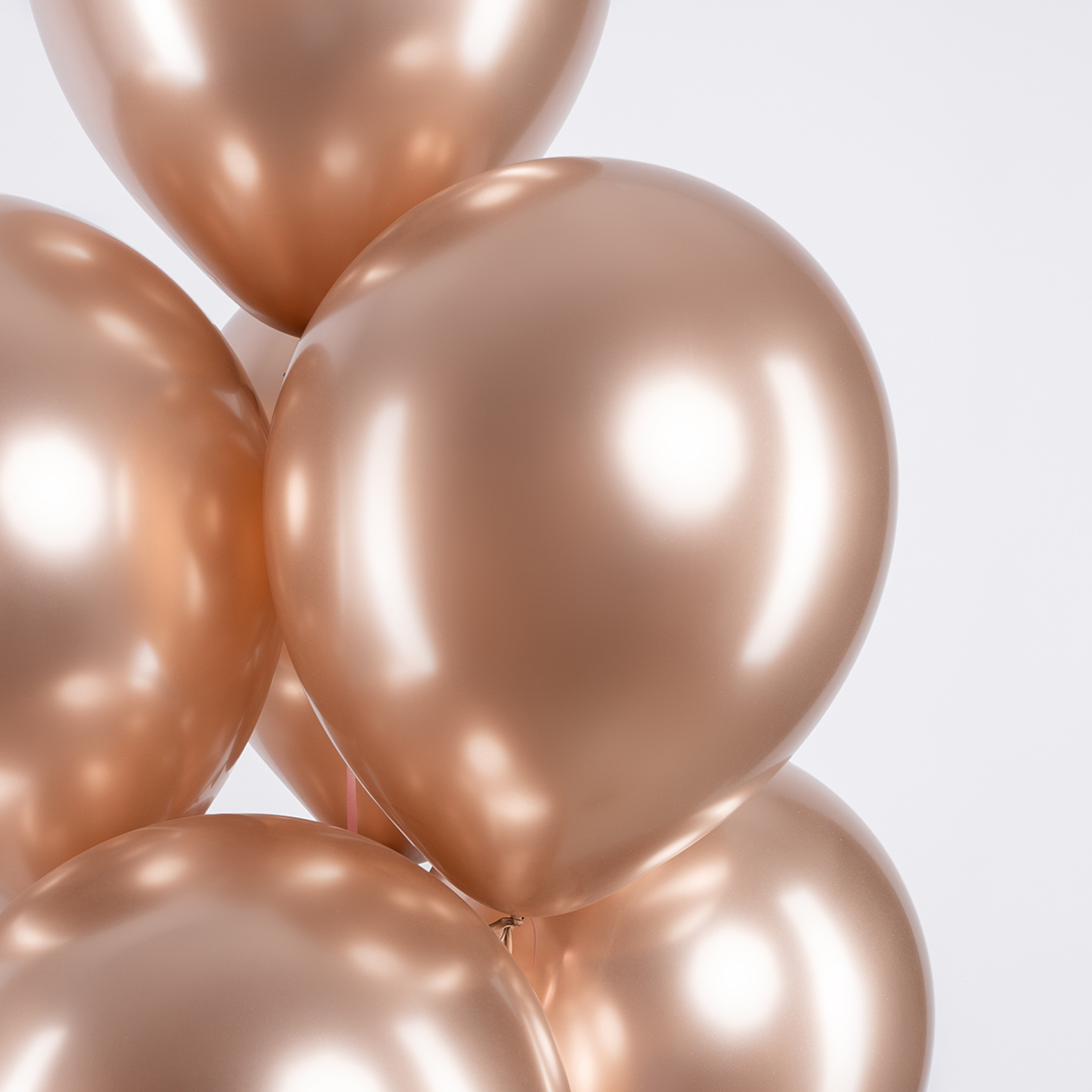 Шар (12''/30 см), Шампань, хром, 50 шт.