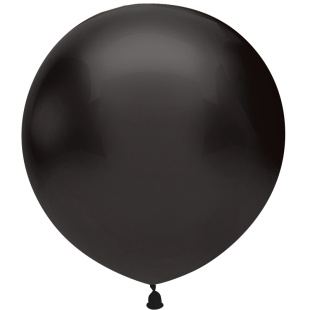 Шар (24''/61 см), Черный (807), пастель, 3 шт.
