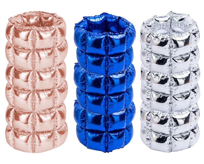 Фотозона из шаров 142*75 см. Синий, Металлик, 1 шт.