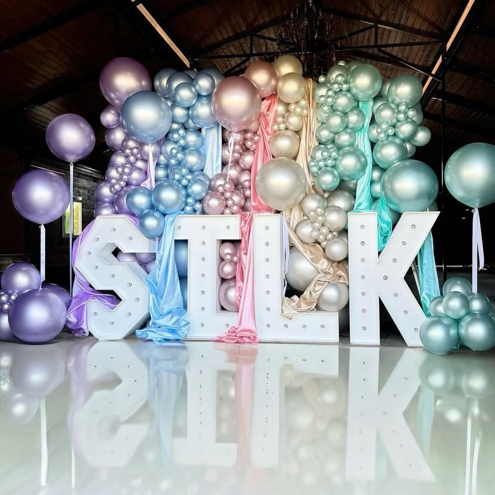 Шар (24''/61 см), Кремовый жемчуг  (873), шелк, 3 шт.