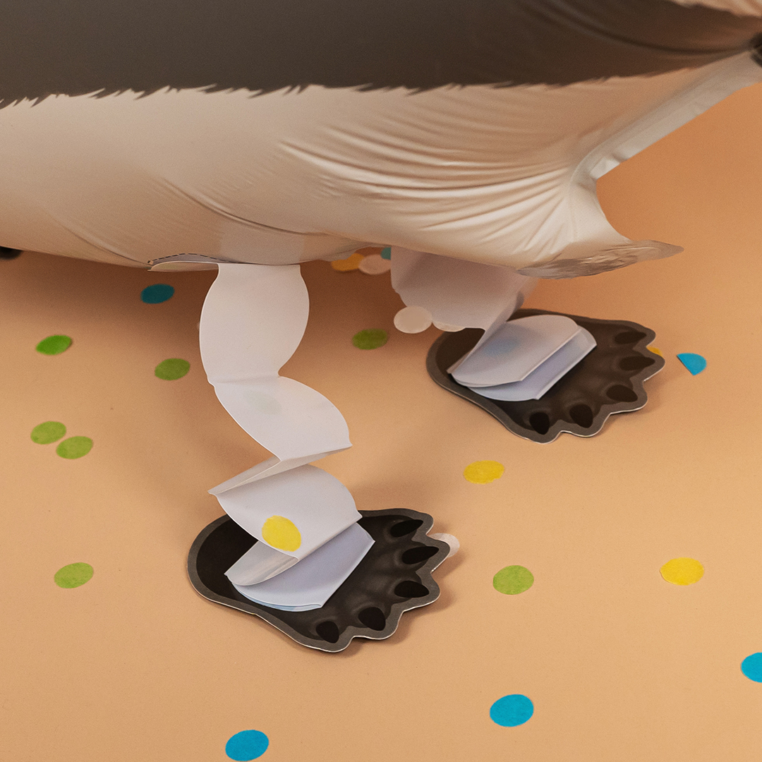 Шар 3D (27''/69 см) Ходячая Фигура, Барсук, 1 шт.