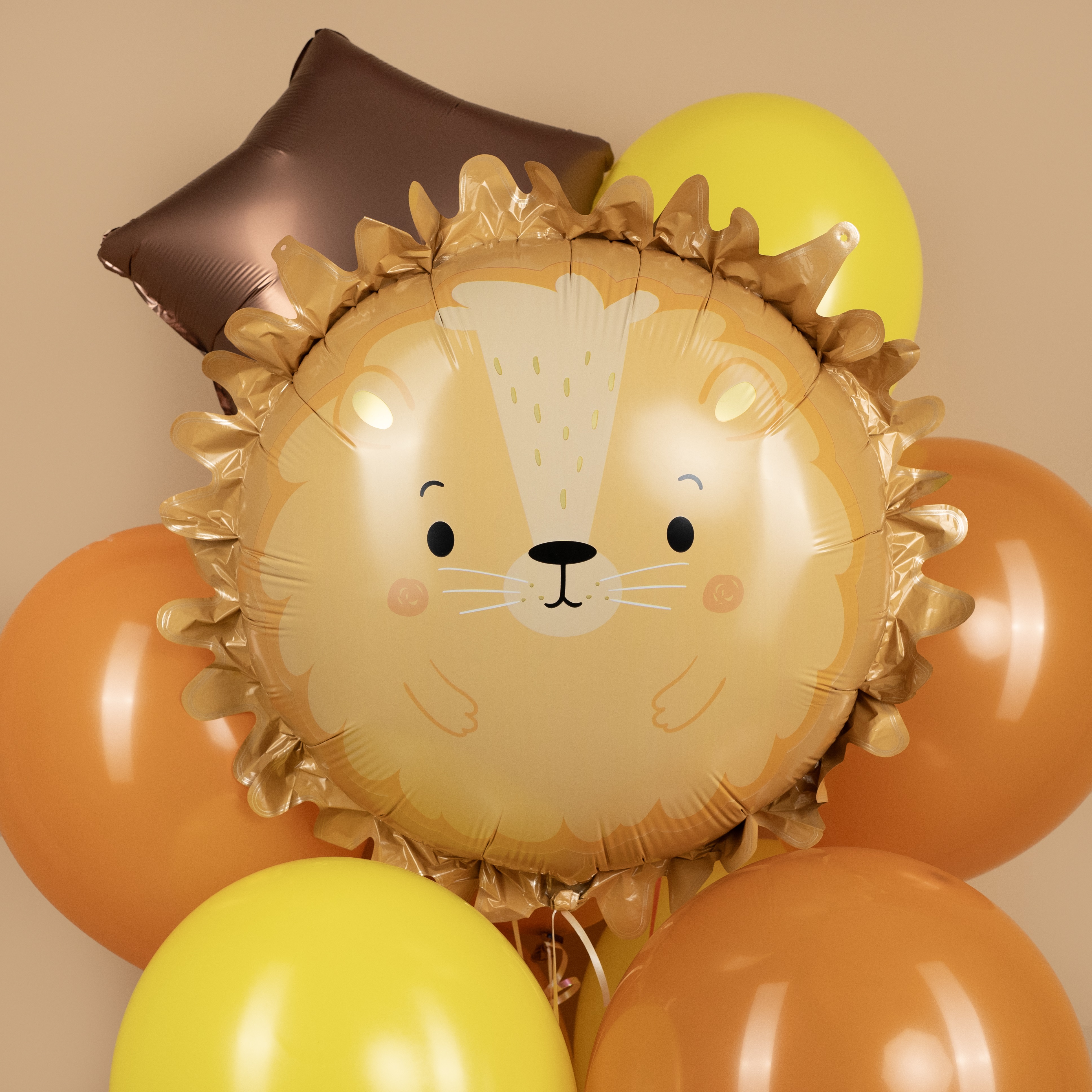 Шар (25''/64 см) Фигура, Львенок, 1 шт. в уп.