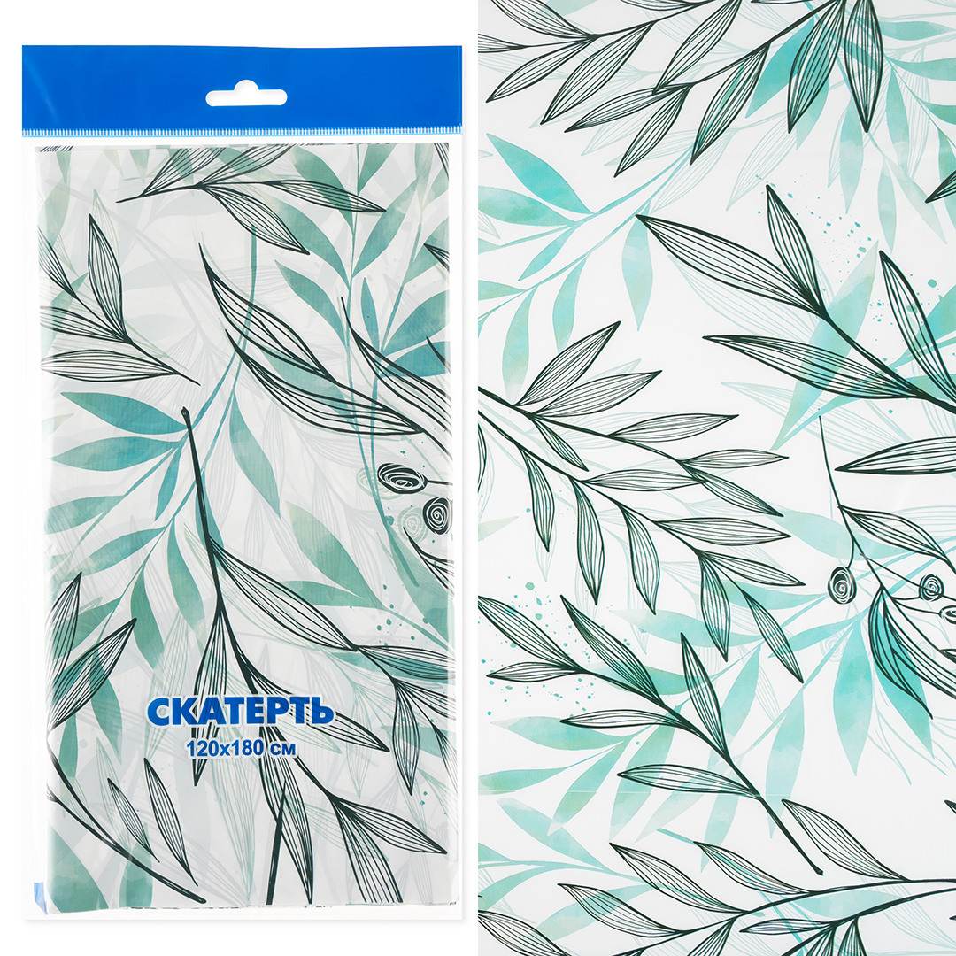 Скатерть одноразовая, Ива, 120*180 см, 1 шт.