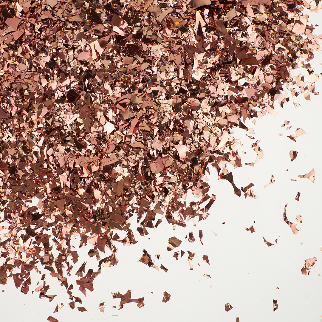 Конфетти дробленые Розовое Золото, Металлик, 20 г.