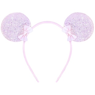 Ободок, Мышка с бантиками, Розовый, 1 шт. 