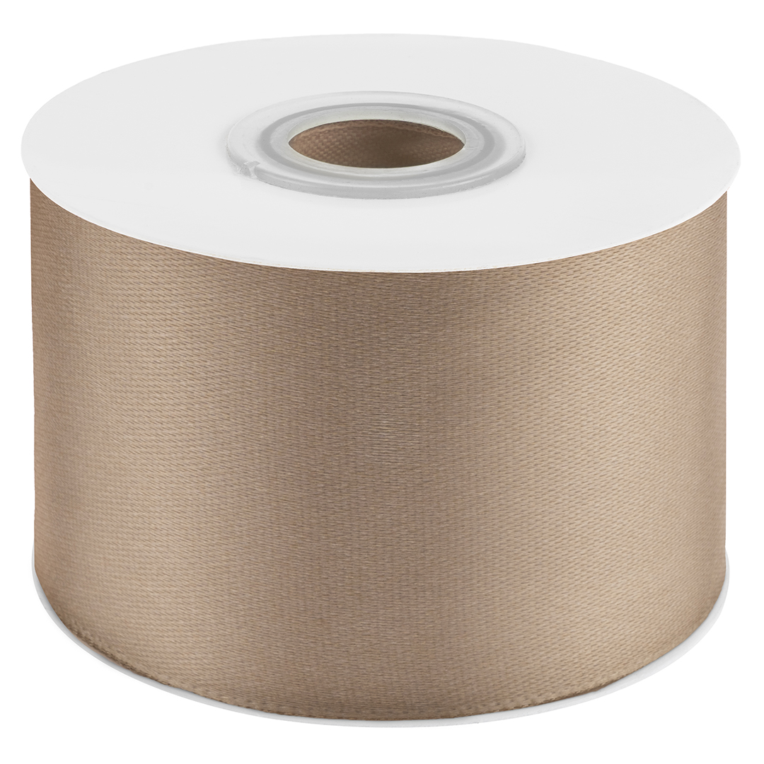 Лента атласная (5 см*22,85 м) Шампань, 1 шт.