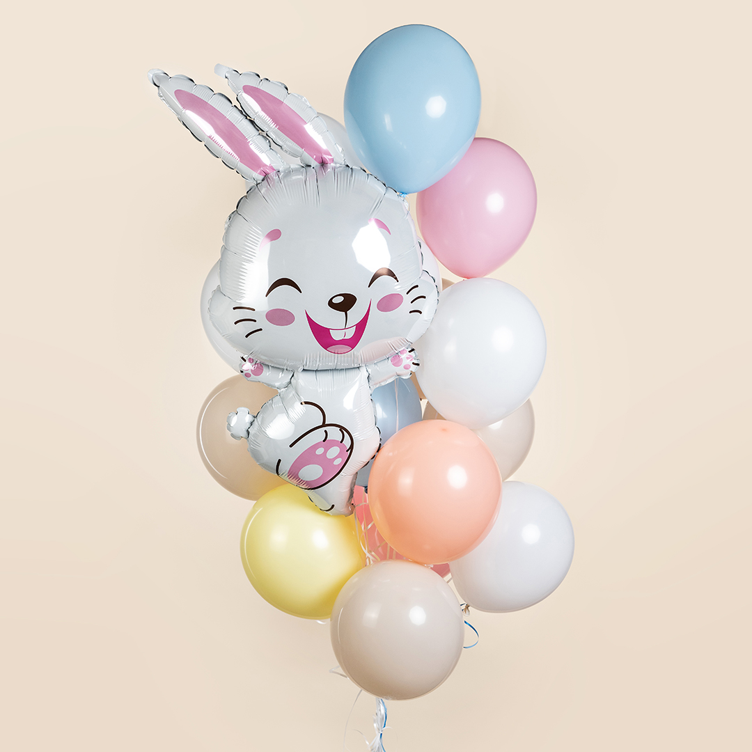 Шар (36''/91 см) Фигура, Милый зайка, 1 шт. в уп.