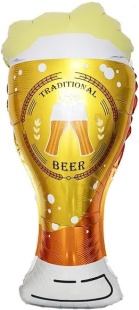 Шар (31''/79 см) Фигура, Кружка пива, 1 шт.