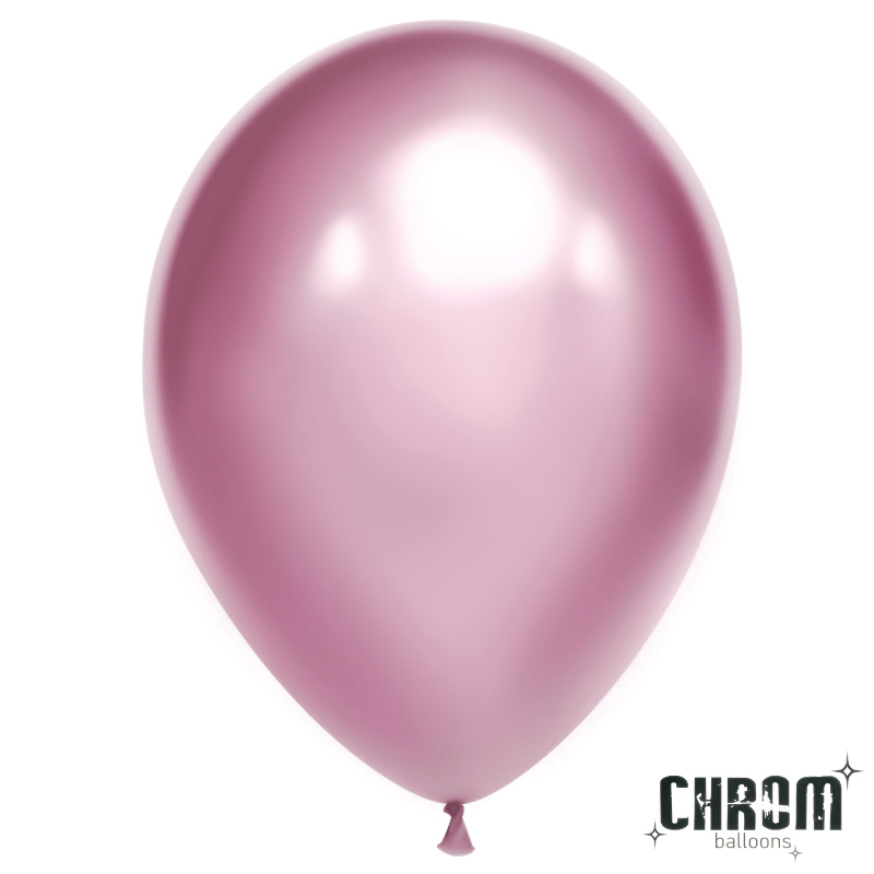 Шар (5''/13 см), Сиреневый, хром, 50 шт.