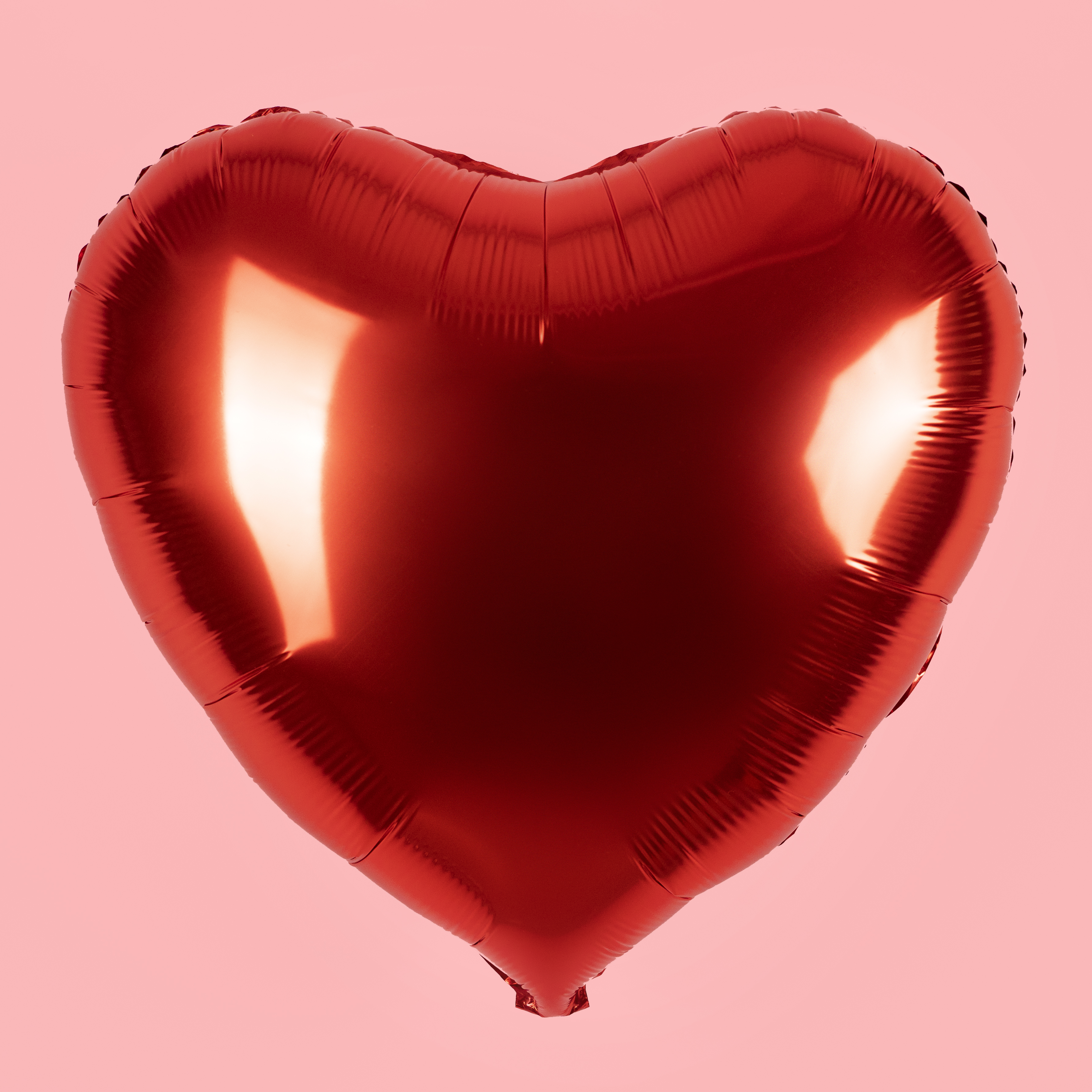 Шар (18''/46 см) Сердце, Красный, Металлик, 1 шт.