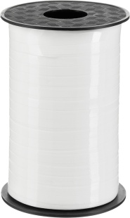 Лента полипропиленовая (0,5 см*250 м) Белый, Лаковый, 1 шт.