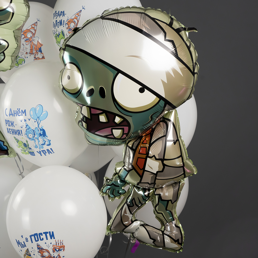 Шар (36''/91 см) Фигура, Зомби, 1 шт. в уп.