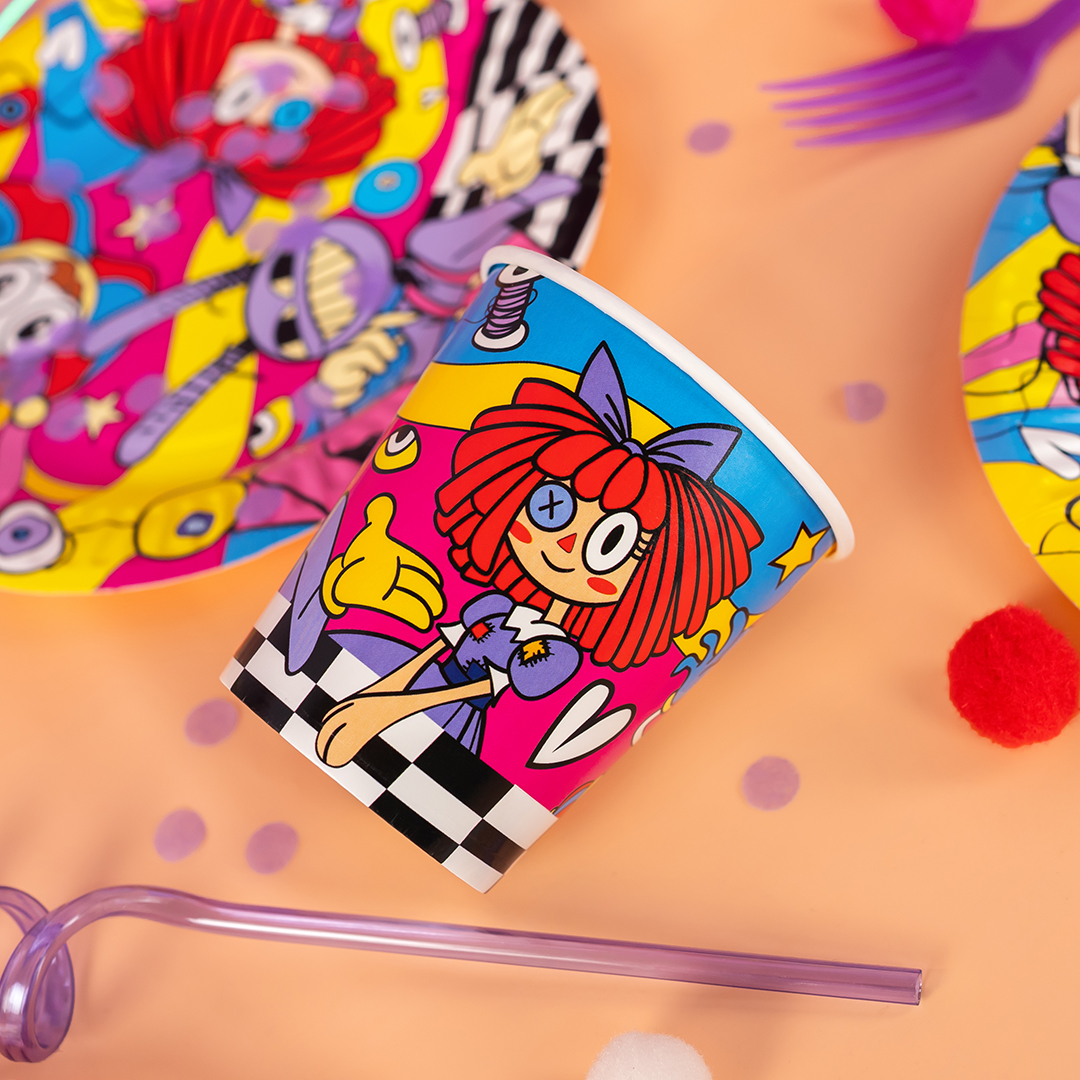 Стаканы (250 мл) Удивительный цирк, 6 шт.