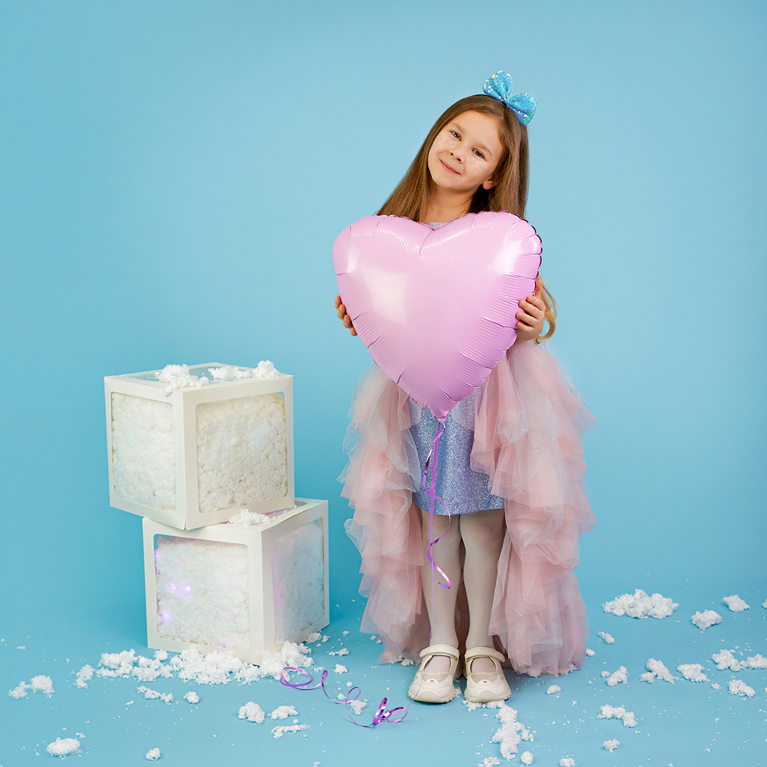 Ободок, Прелестный бант, с пайетками, Голубой, 1 шт. 