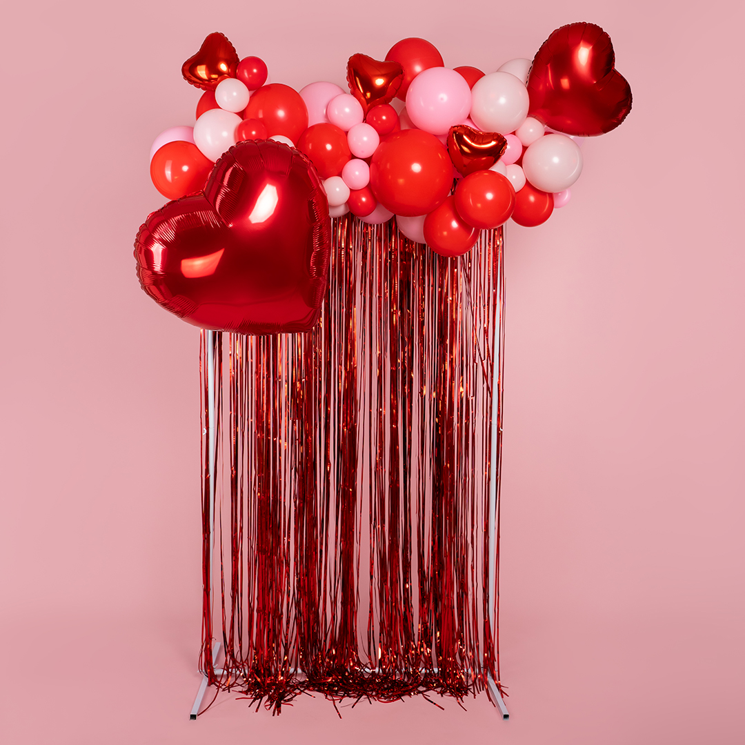 Шар (10''/25 см), Королевский красный, пастель, 100 шт.