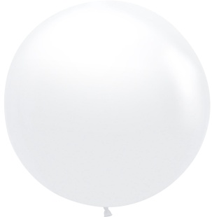 Шар (36''/91 см), Белый (005), пастель, 2 шт.