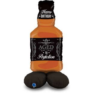 Шар 3D (50''/127 см) Фигура на подставке, Бутылка Виски, 1 шт. в уп.