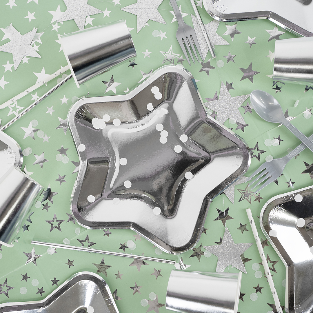 Вилки, Серебро, 15 см, 10 шт. в упак. 