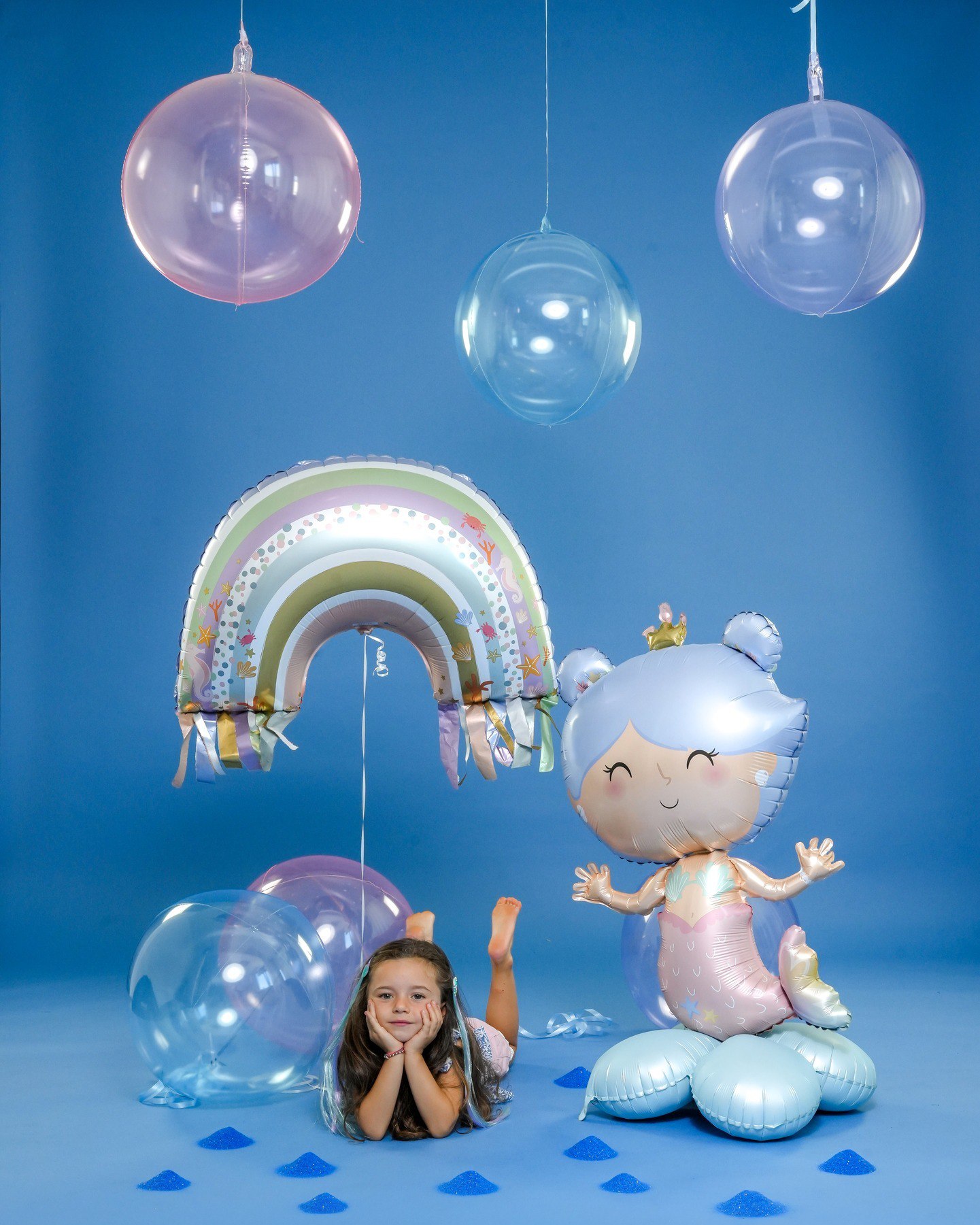 Шар (33''/84 см) Фигура, Принцесса Русалочка, 1 шт. в уп.