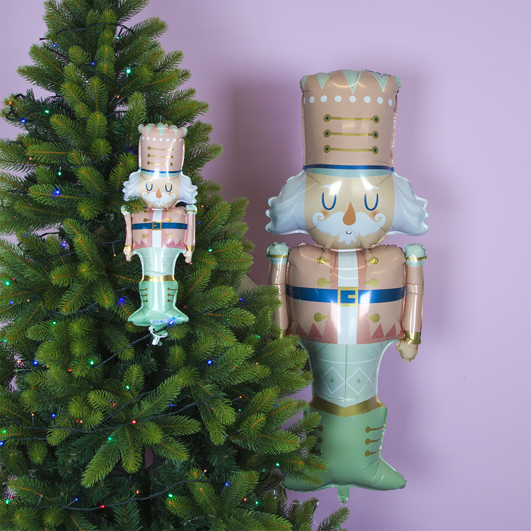 Шар (42''/107 см) Фигура, Щелкунчик, Розовый, 1 шт. в уп.