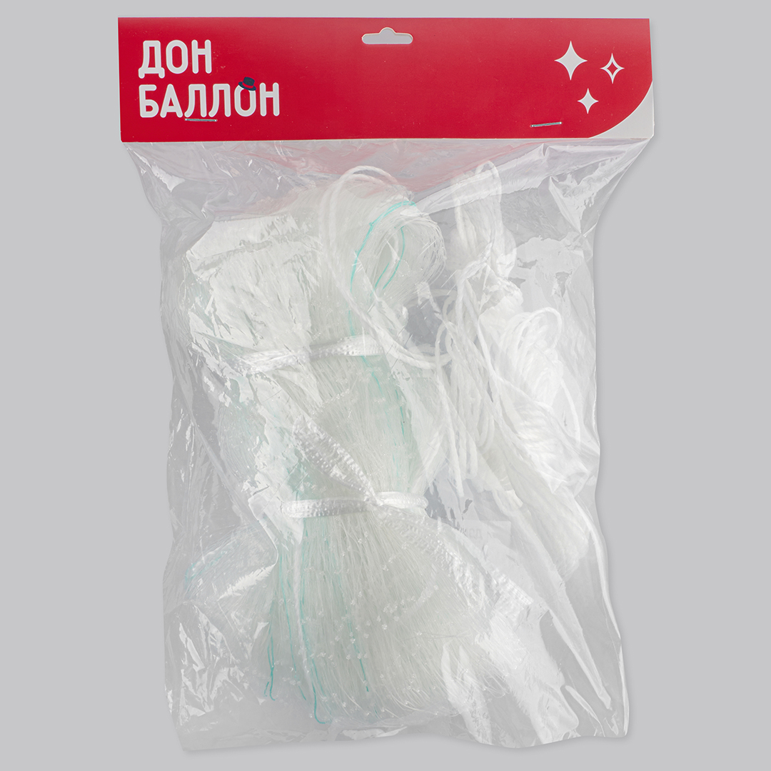 Сетка для сброса/запуска, на 500 шаров, леска, ПЭ, 1 шт.