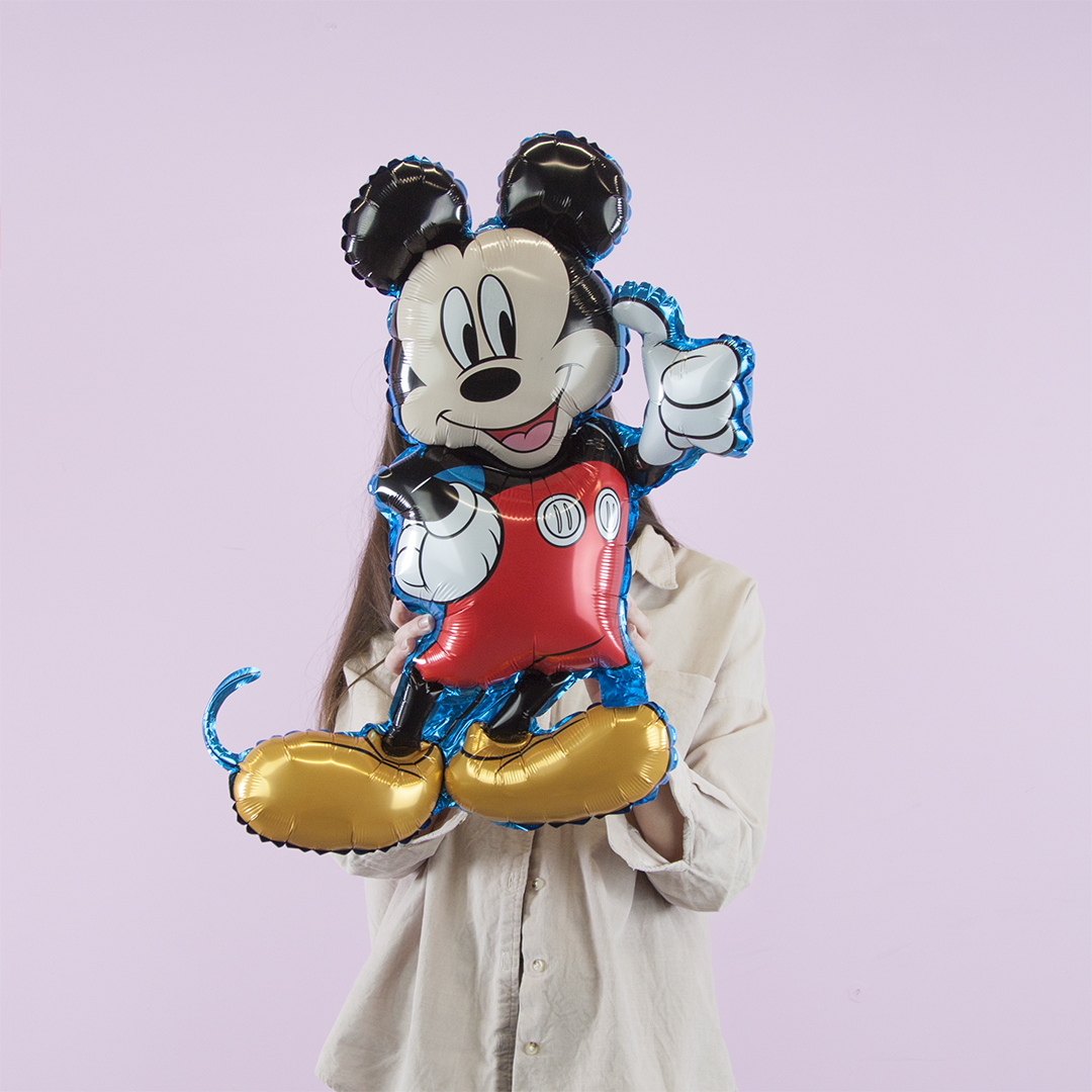 Шар (31''/79 см) Фигура, Микки Маус (надув воздухом), 1 шт.