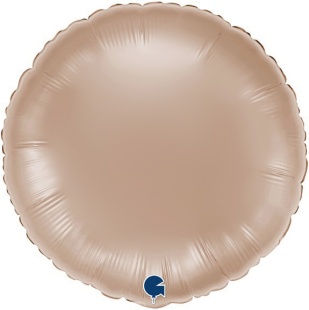 Шар (18''/46 см) Круг, Золото Калифорнии, 1 шт.