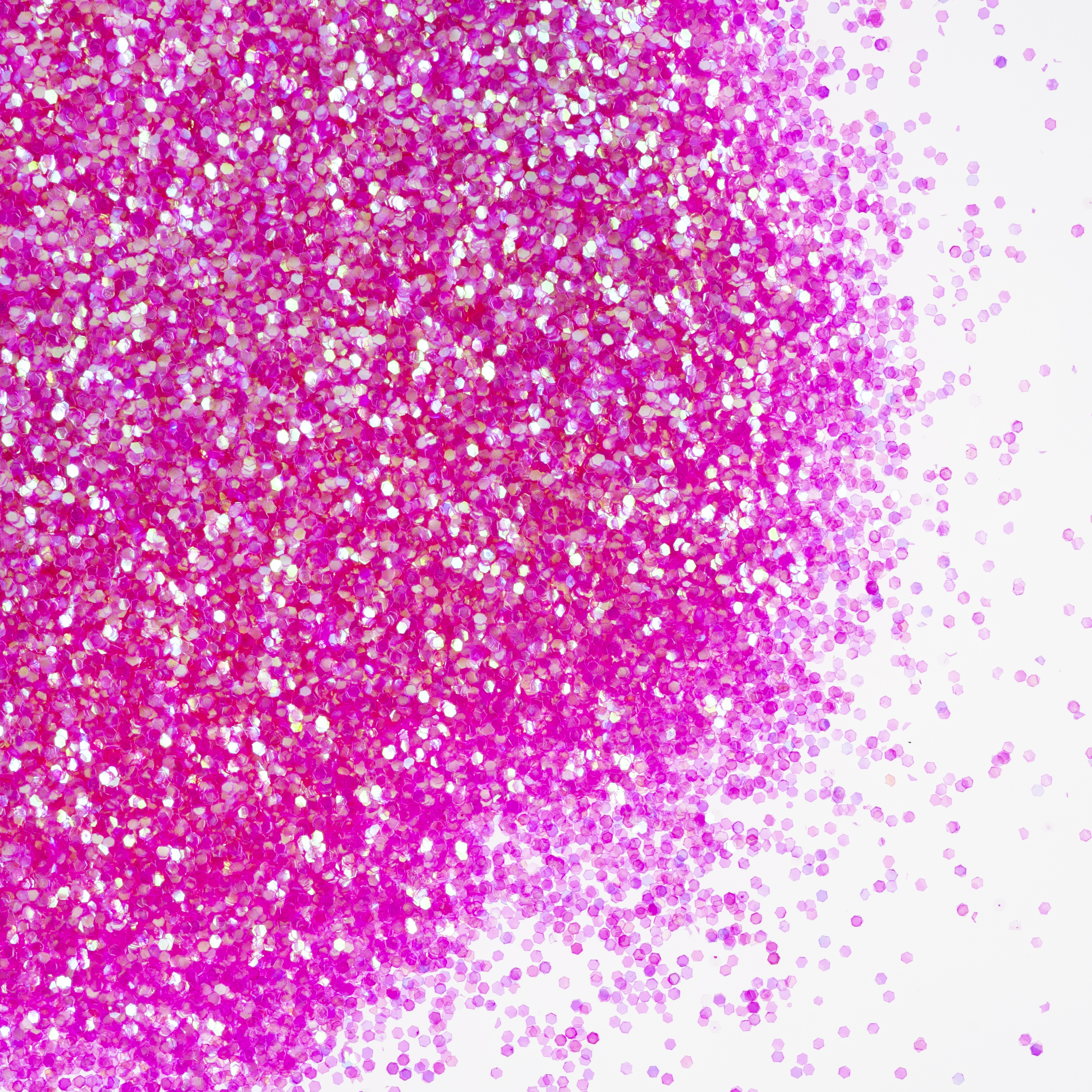 Конфетти фольга Шестиугольники, Светло-розовый, Перламутр, 0,1 см, 90 г.