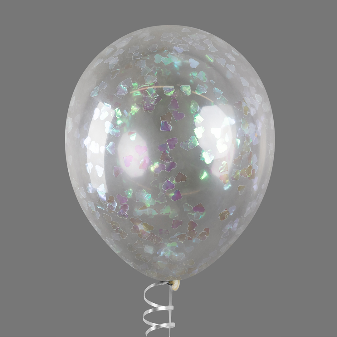 Конфетти фольга Сердце, Перламутр, Хамелеон, 1,5 см, 50 г.