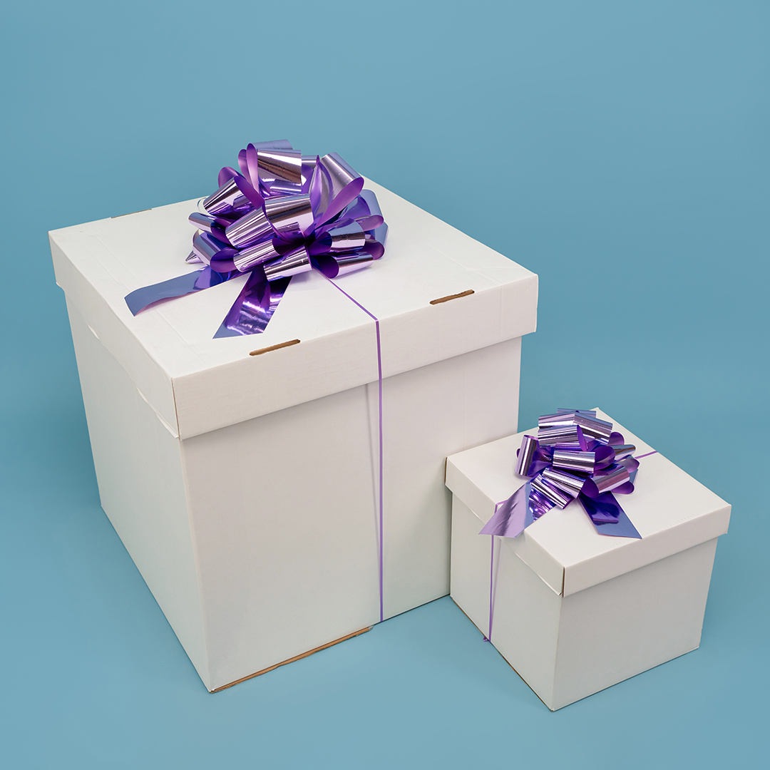 Бант Шар, Лаванда, Металлик, 36 см, 1 шт. в упак. 