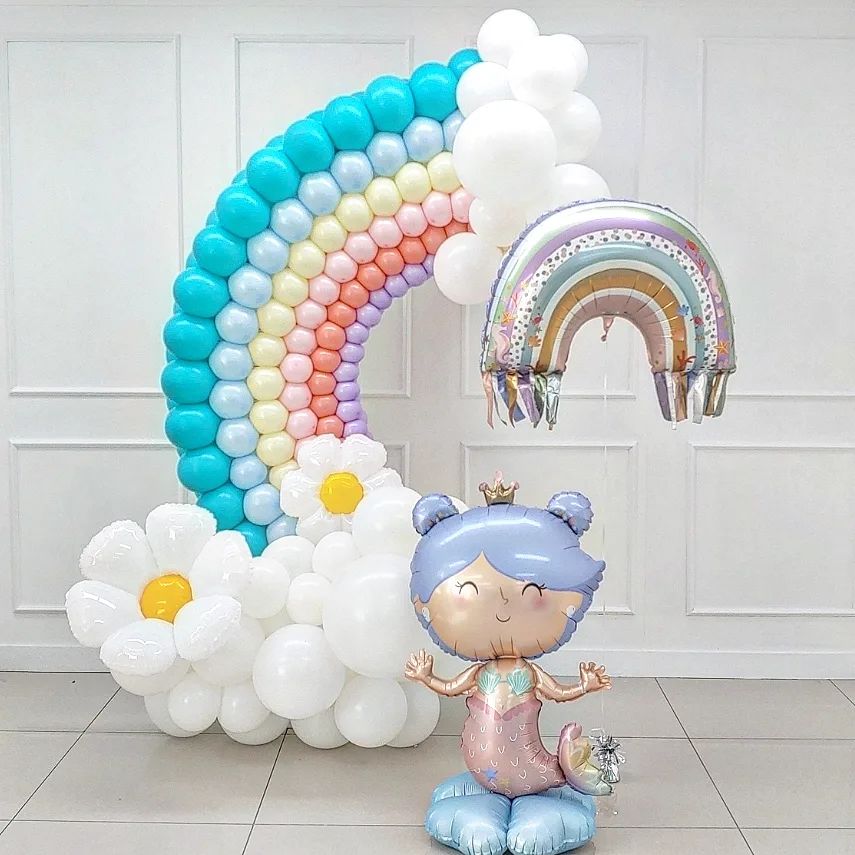 Шар (39''/99 см) Фигура, Принцесса Русалочка, 1 шт. в уп.