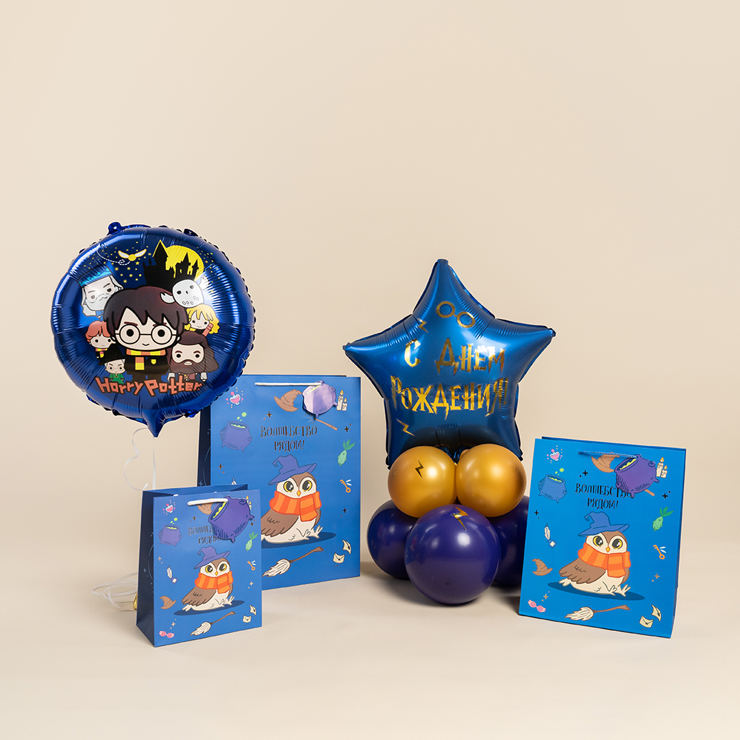 Пакет подарочный, 210гр, Волшебная школа, 41*31*12 см, 1 шт.