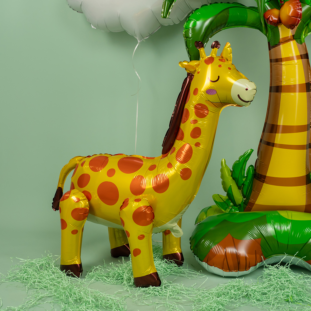 Шар (28''/71 см) Фигура 3D, Жираф, 1 шт. в уп.