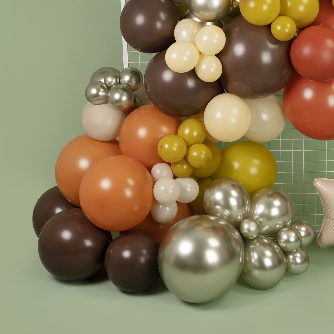 Шар (18''/46 см), Шоколадный (820), пастель, 25 шт.