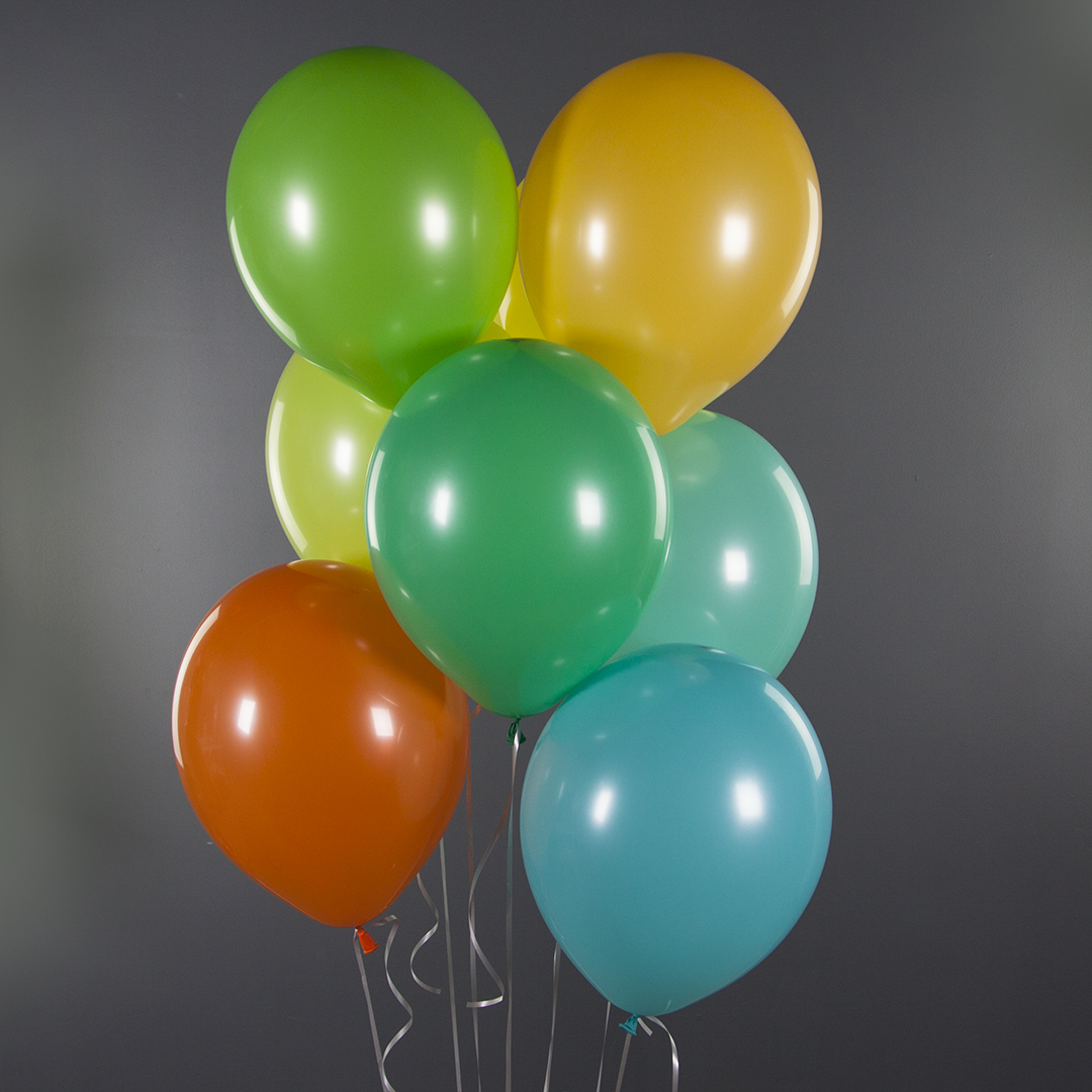 Шар (12''/30 см), Зеленый, пастель, 100 шт.
