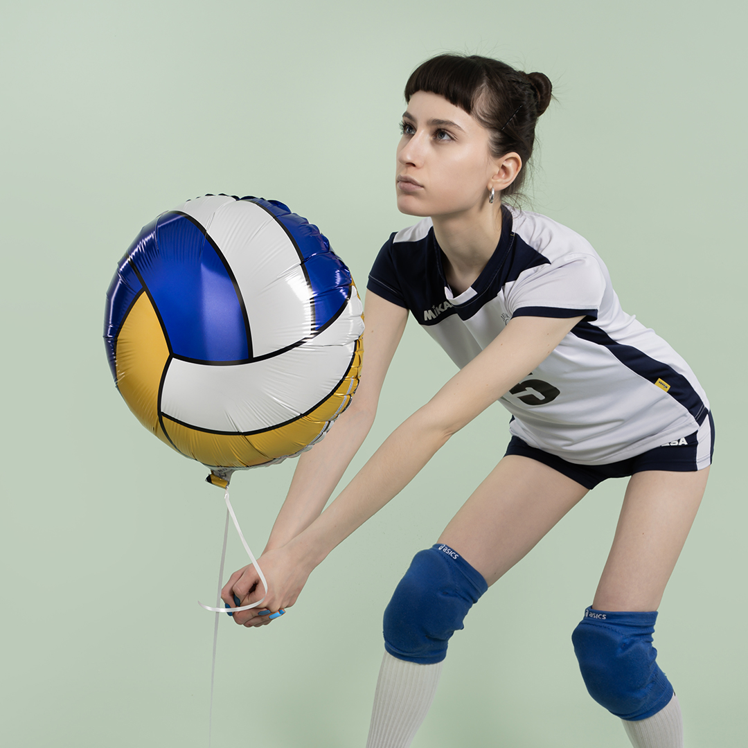 Шар (18''/46 см) Круг, Волейбольный мяч, 1 шт.