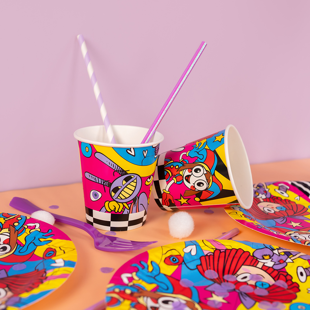 Стаканы (250 мл) Удивительный цирк, 6 шт.