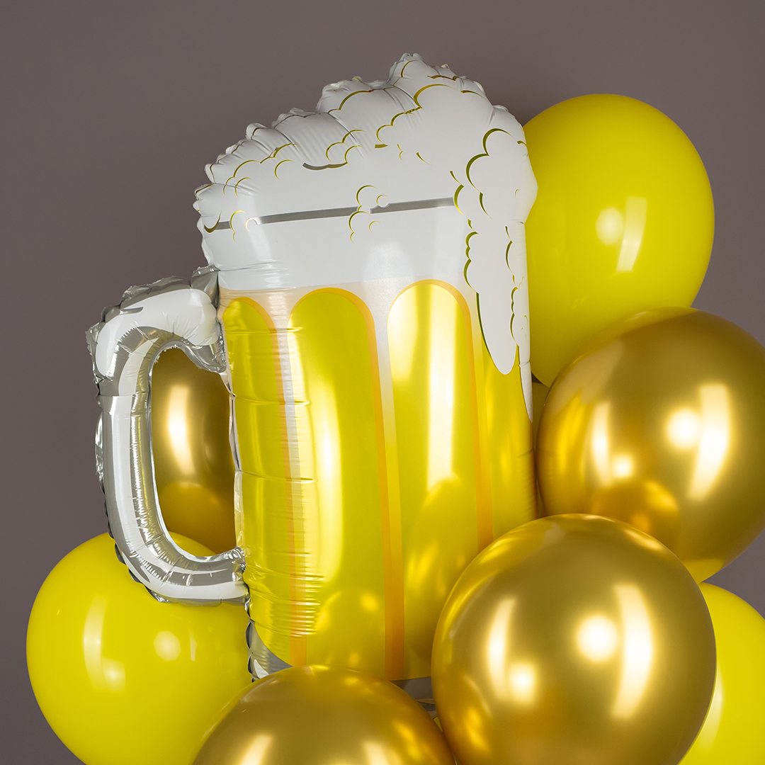 Шар (29''/74 см) Фигура, Пиво в кружке, 1 шт.