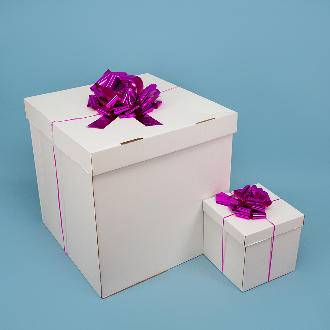 Бант Шар, Фуше, Металлик, 21 см, 1 шт. в упак. 