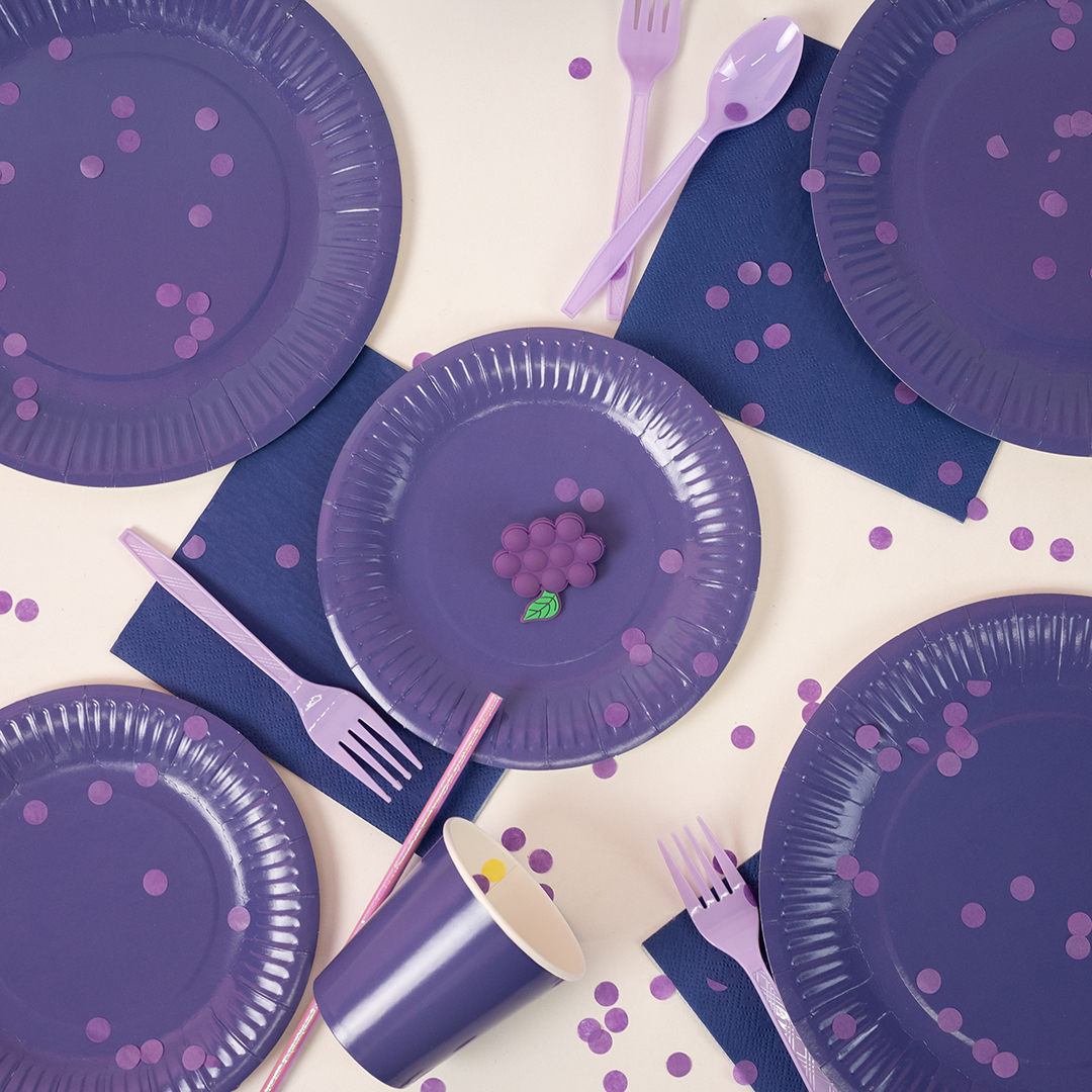 Сервировочные салфетки, Однотонные, Синий, 33*33 см, 20 шт.