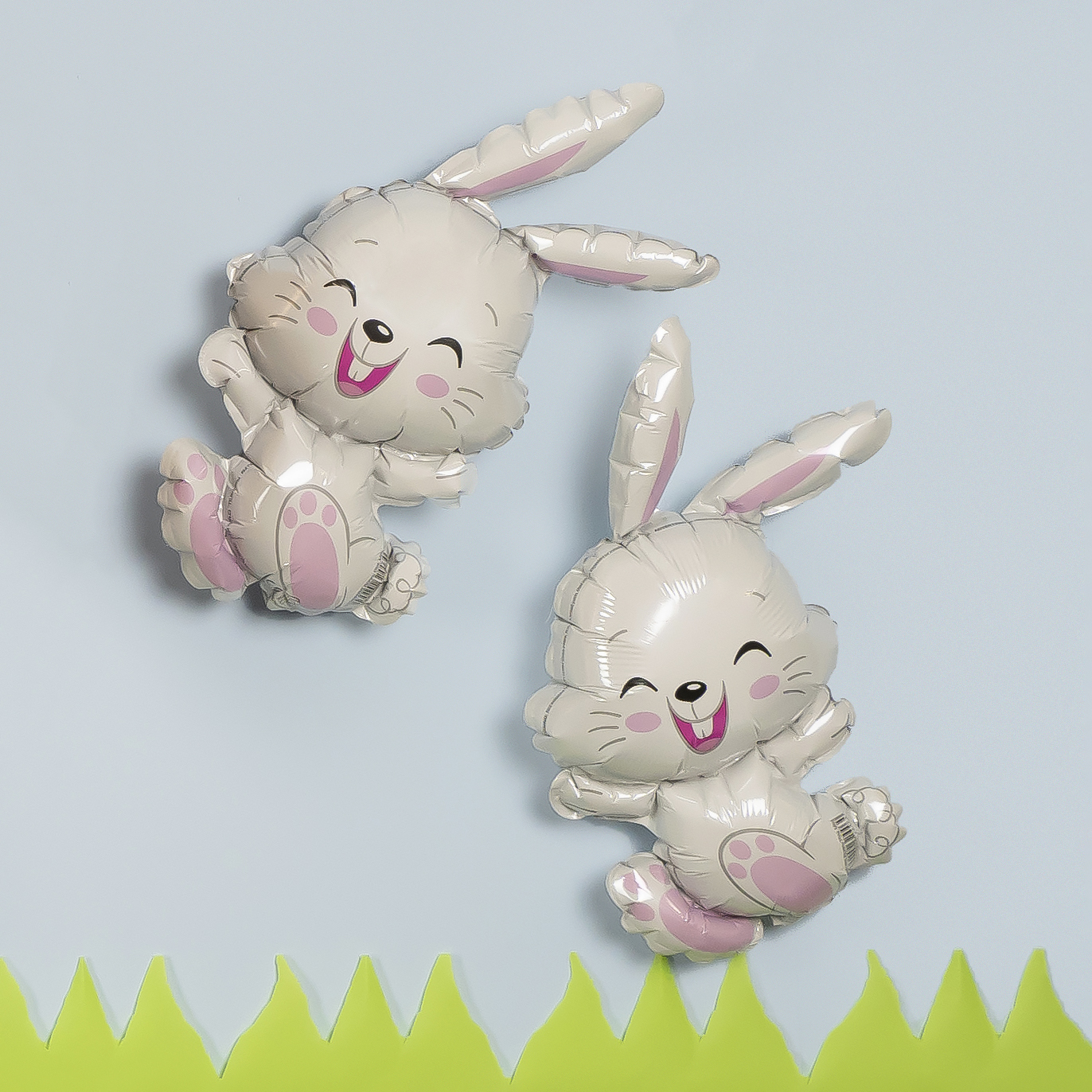 Шар (10''/25 см) Мини-фигура, Милый зайка, 1 шт.