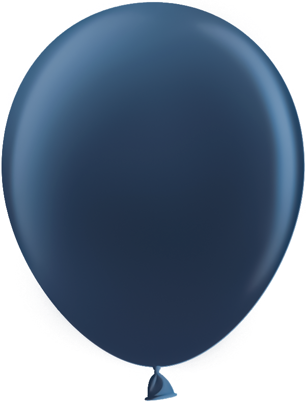 Шар (12''/30 см), Темно-синий, пастель ретро, 100 шт.