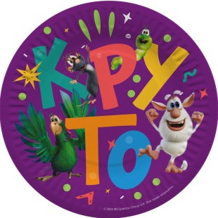 Тарелки (7''/18 см) Буба и друзья, 6 шт.