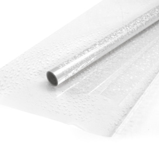 Упаковочная пленка 40мкм (0,7*7,5 м) Снег, Белый, 1 шт.