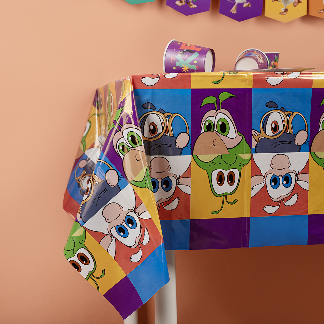 Скатерть одноразовая, Буба, 120*180 см, 1 шт.