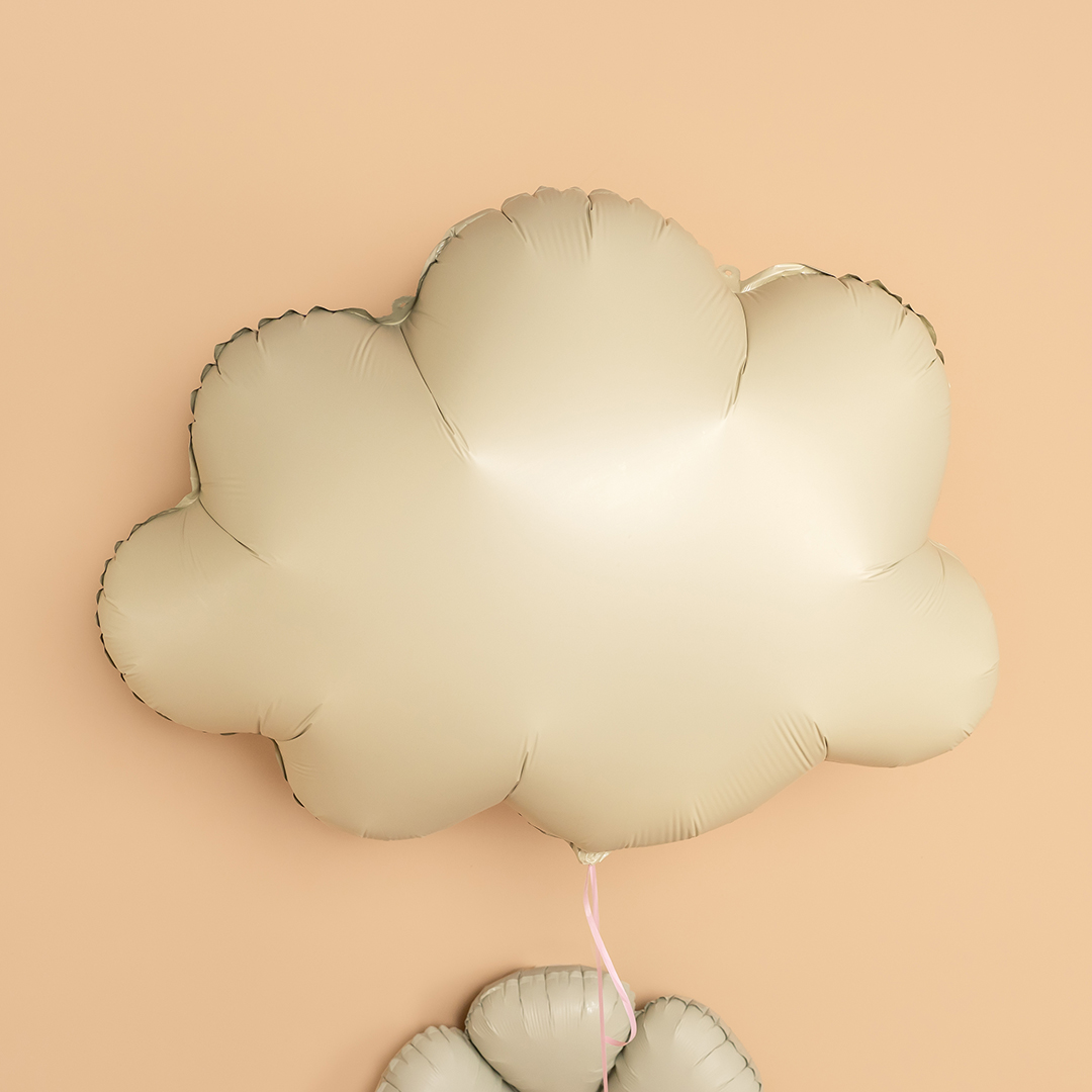Шар (27''/69 см) Фигура, Облако, Сатин, 1 шт. в уп.