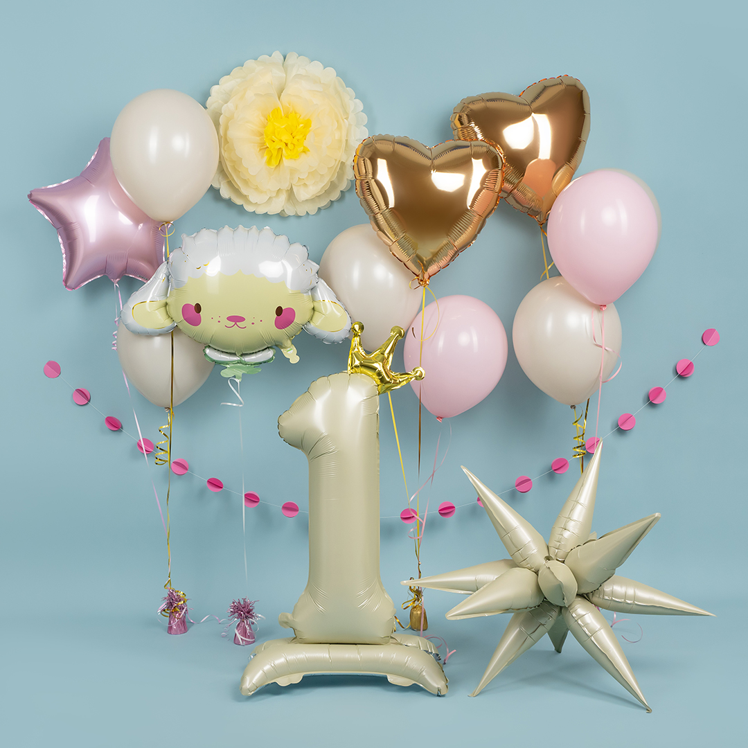 Цветок, Слоновая кость/Желтый (20''/51 см) 1 шт.