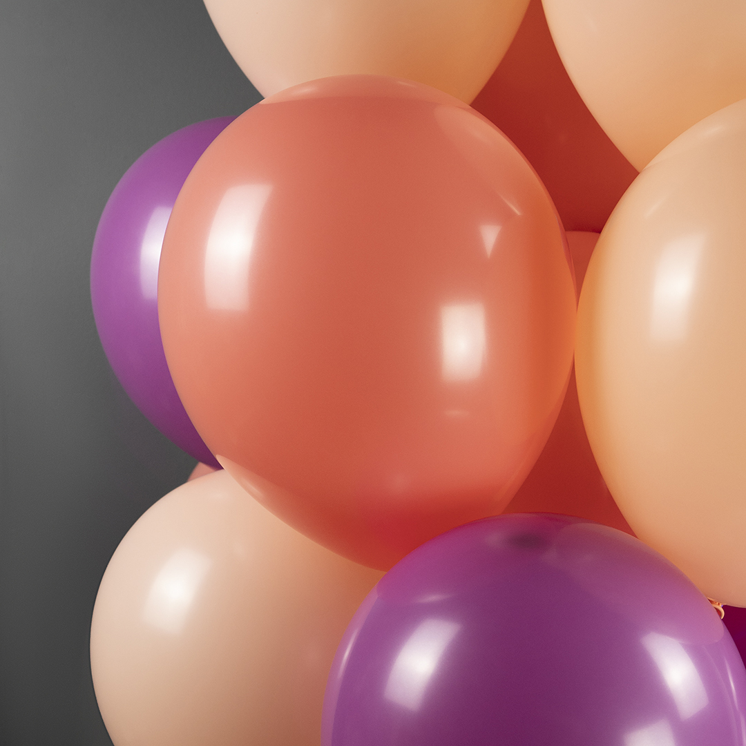 Шар (12''/30 см), Тропический коралл (059), пастель, 50 шт.