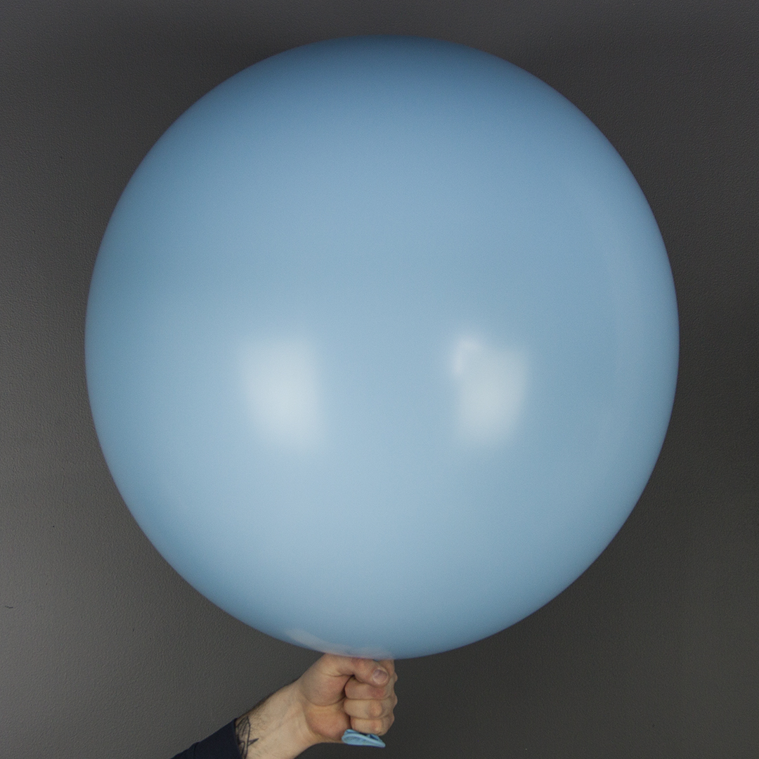 Шар (36''/91 см), Нежно-голубой, макарунс, 1 шт.