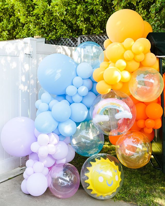 Шар (24''/61 см), Нежно-голубой (640), макарунс, 3 шт.